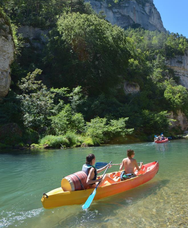 36km. Circuit 2 jours. Ste Enimie / Le Rozier
